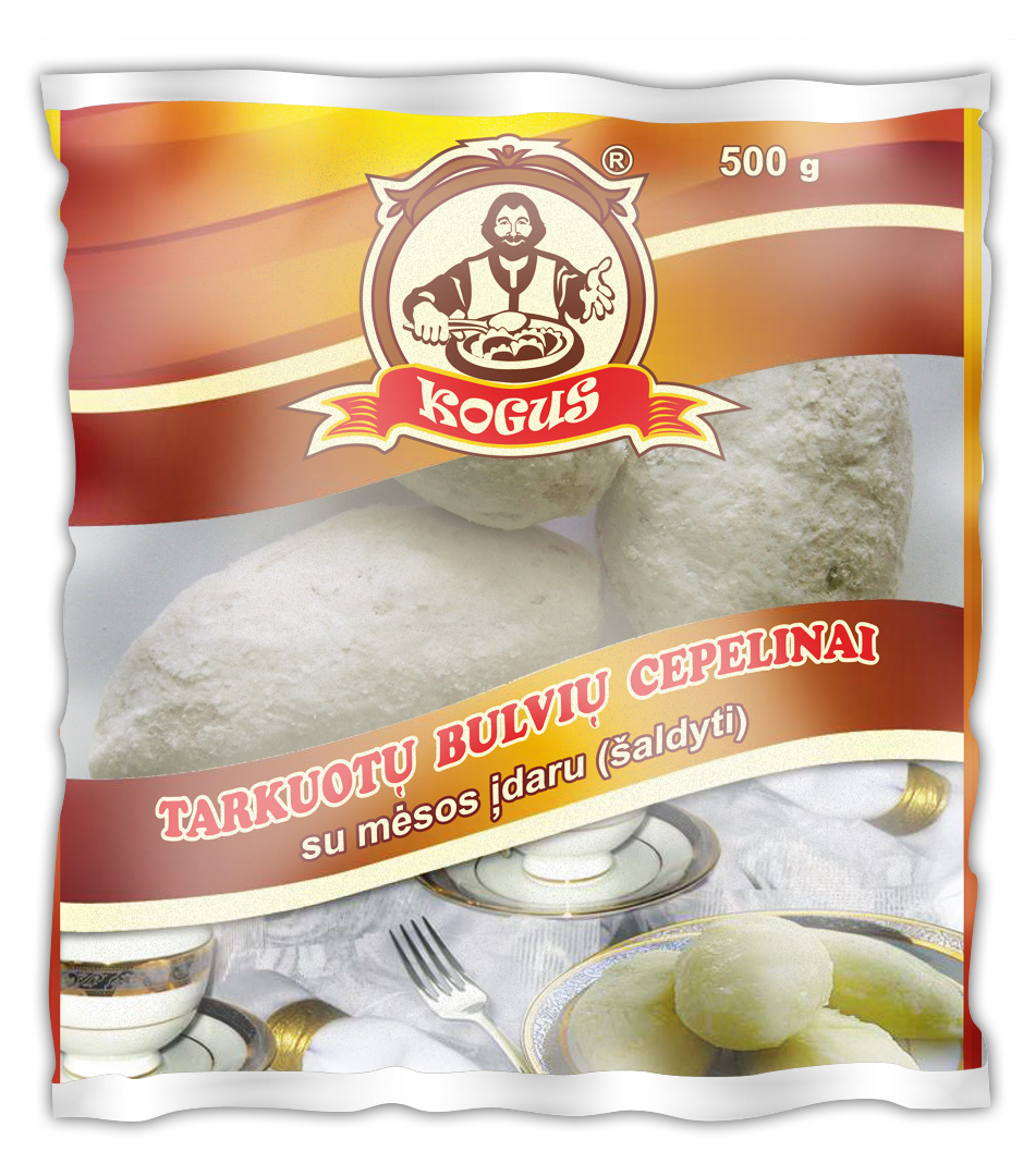 Grated potato zeppelins with meat filling, 500 g