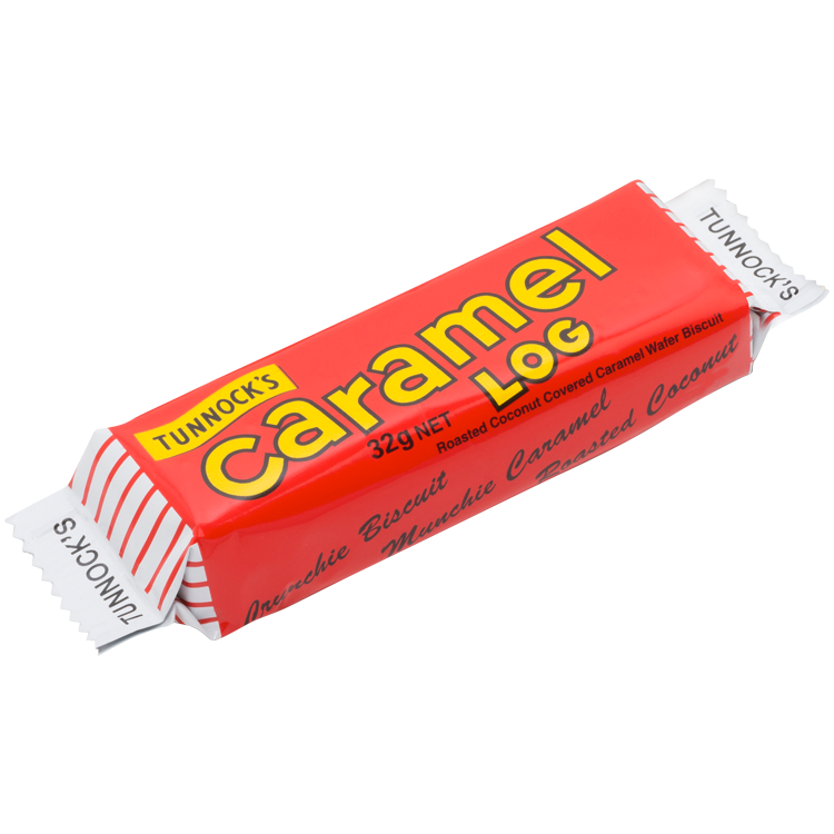 Vaflis TUNNOCK'S, Logs, su karamele, 32 g