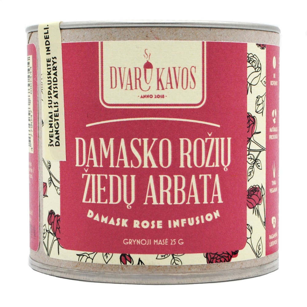 Damask rose petal tea