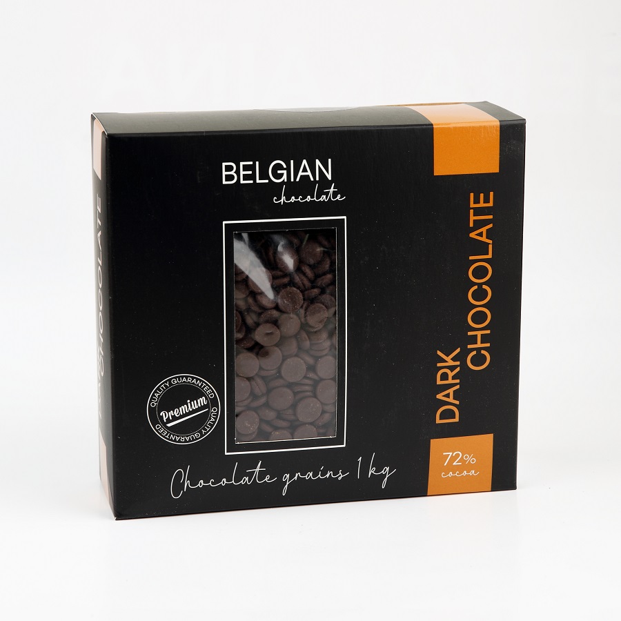 Dark chocolate VELICHE 72 %, 1 kg