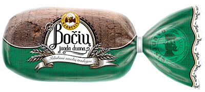 Juoda raikyta BOČIŲ duona, 800 g