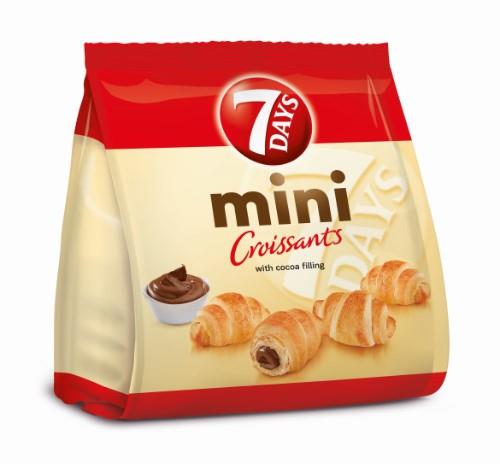 Mini croissants 7 DAYS, with cocoa filling, 185 g