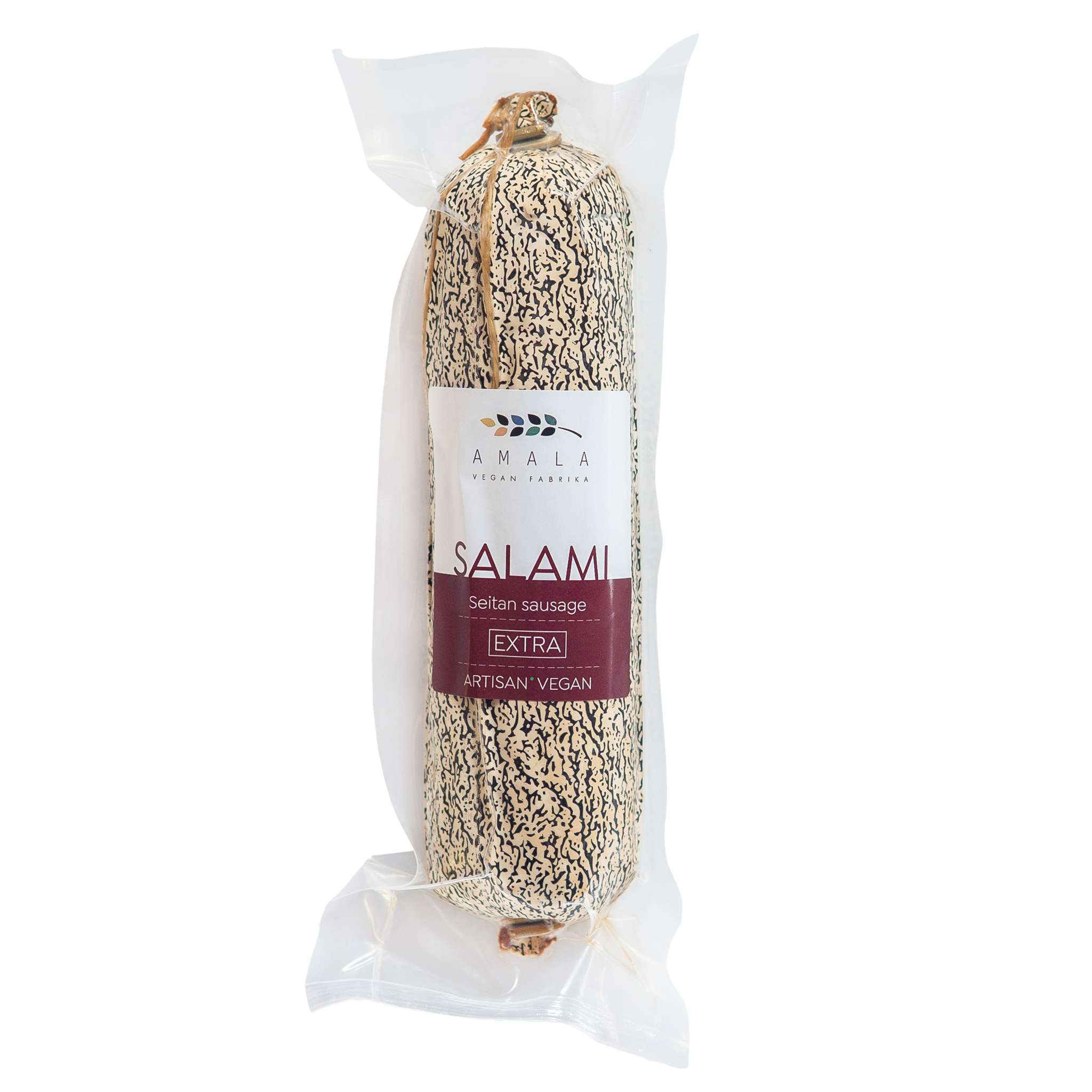 EXTRA SALAMI rūkyta veganiška dešra 250 g, AMALA
