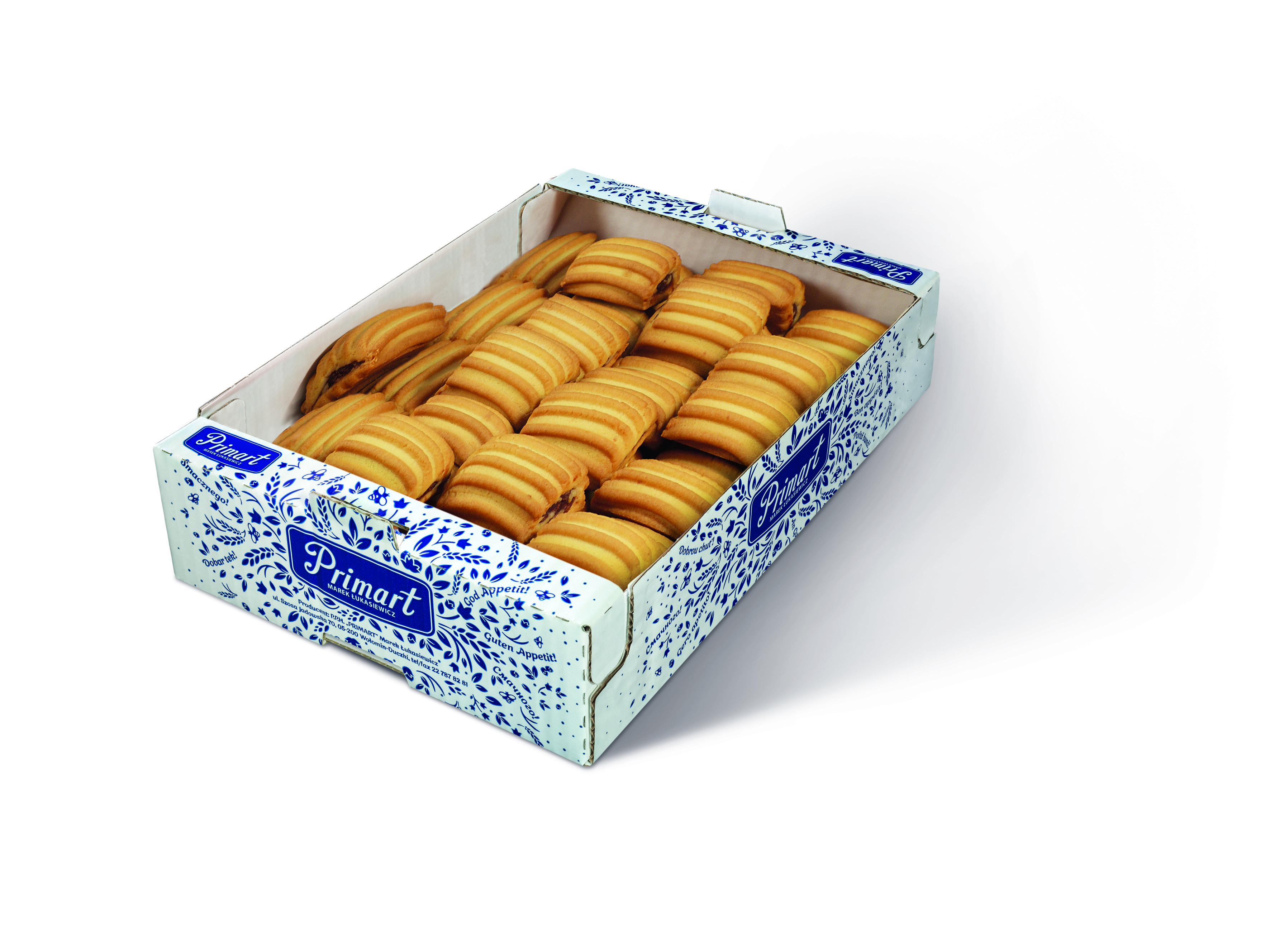 Biscuits PRIMART, with fruit filling, 700 g