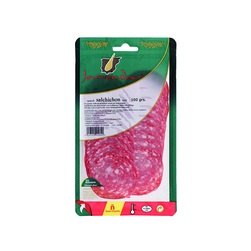 Vytintas saliamis SALCHICHON EXTRA, griežinėliais, aukščiausia rūšis, 100 g