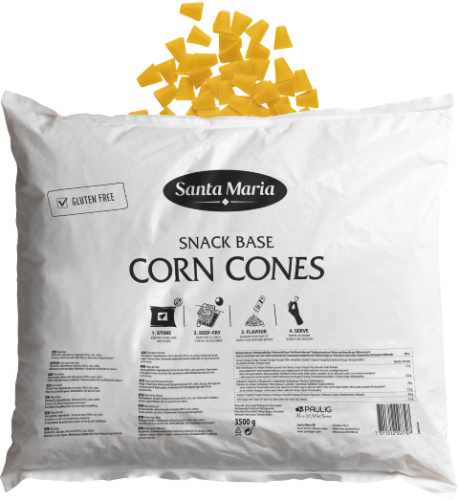 Corn snack (ready to fry) SANTA MARIA, 3.5 kg