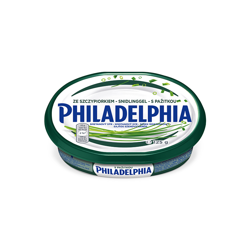 PHILADELPHIA, with garlic, 125 g
