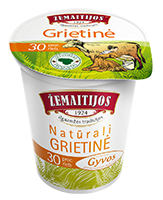 ŽEMAITIJOS grietinė, 30 % rieb., 400 g