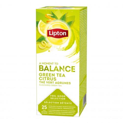 Greet tea LIPTON Green Tea Citrus, 25 pcs.