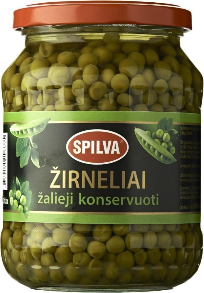 Canned peas SPILVA  greens, 450/690 g
