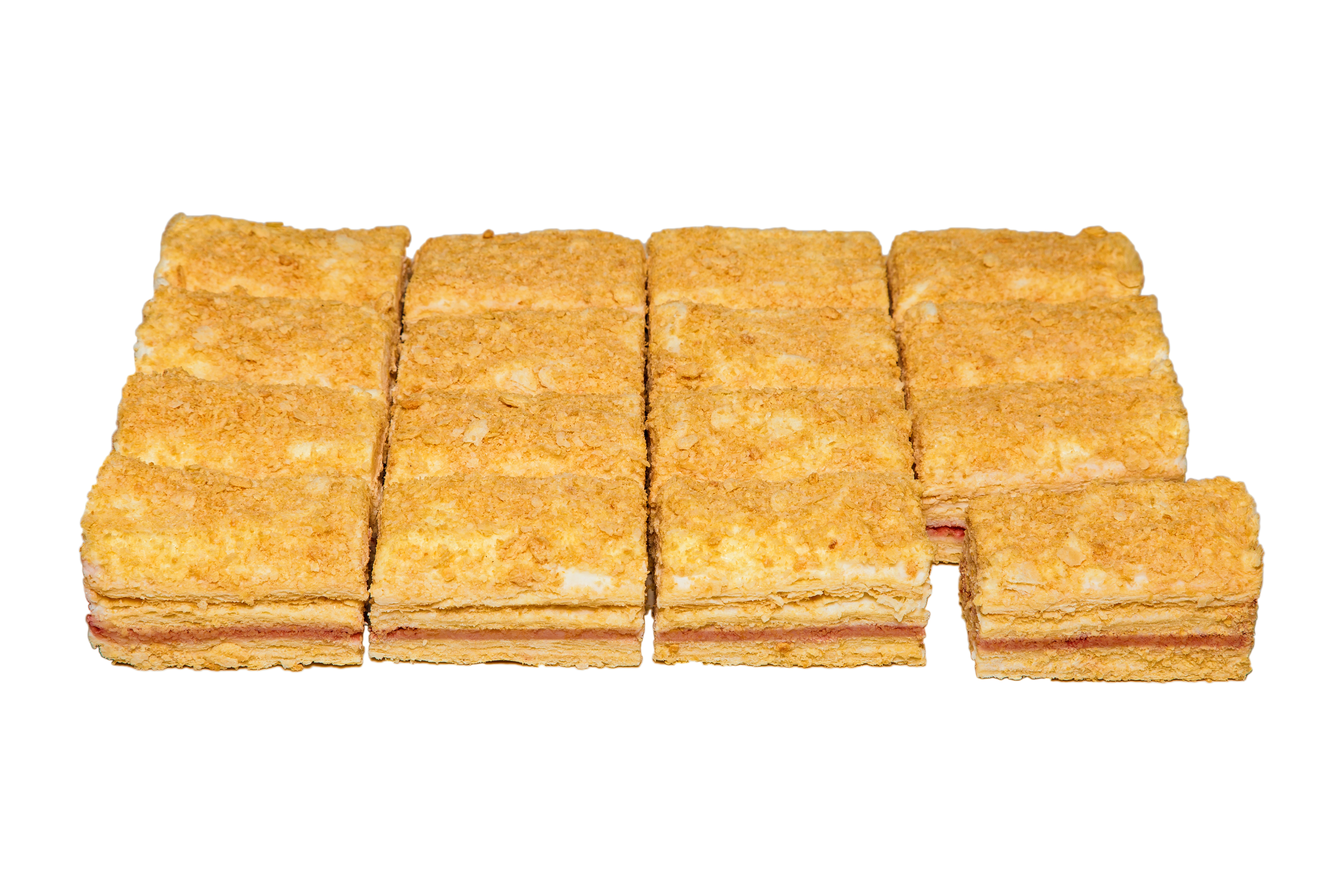 Frozen cake 'Napoleon', sliced (16x150g), 2.4 kg