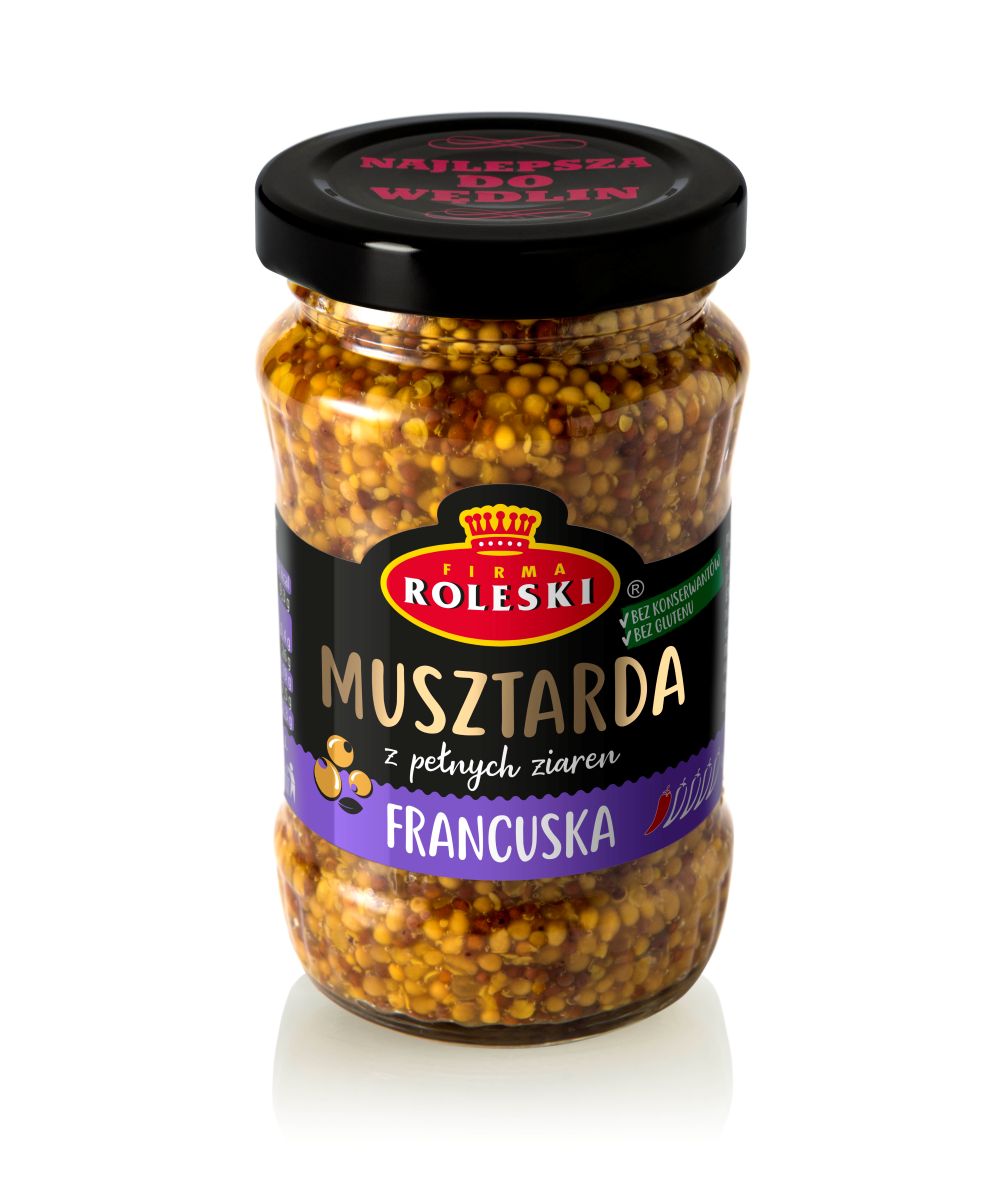 Mustard ROLESKI, French, grainy, 175 g