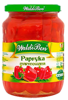 Pickled red peppers WALDI BEN, 650 g