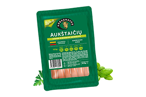 AUKŠTAIČIŲ pieniškos virtos dešrelės 300g