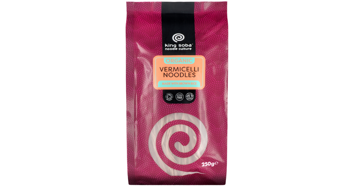 Rudųjų ryžių vermišeliai, ekologiški