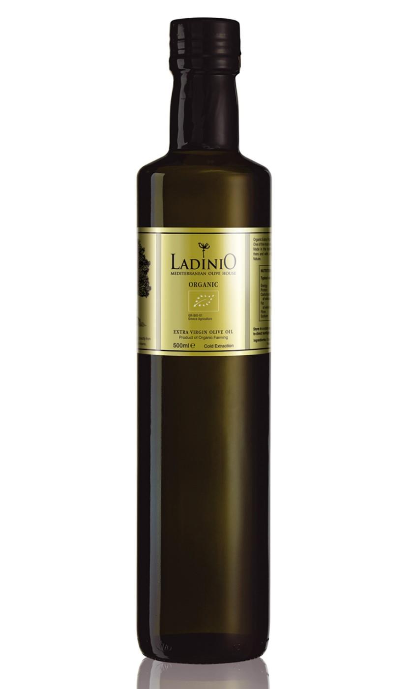 Olive oil LADINIO Organic Extra Premium virgin, 500 ml, LT-EKO-001