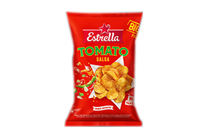 Vingiuoto pjaustymo aštraus pomidorų skonio traškučiai ESTRELLA, 180 g