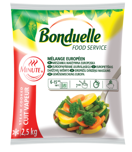 Frozen vegetables mix BONDUELLE Minute Europa, 2,5 kg