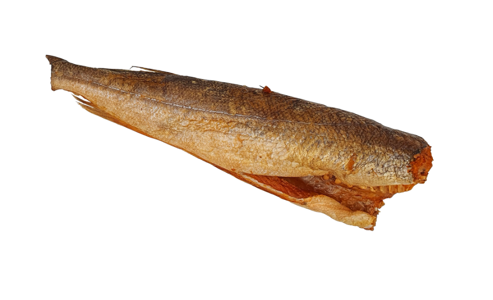 Hot smoked Argentinian sea pine, head off, kg