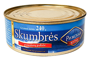 Mackerel in tomato sauce SGK, 240 g