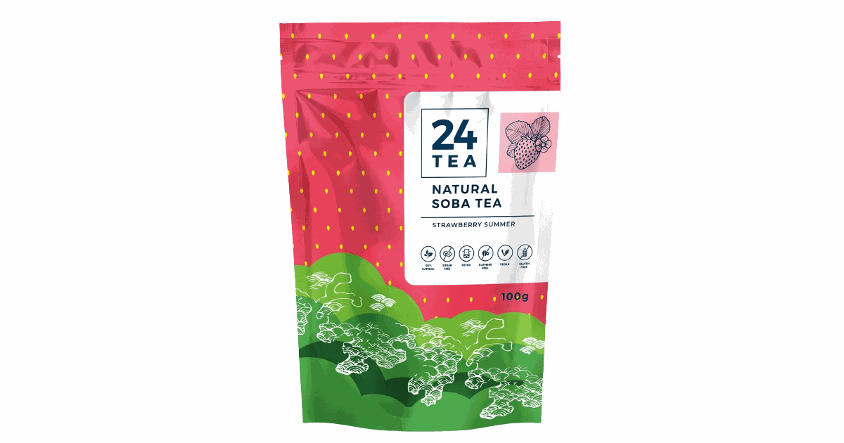 Totoriniai buckwheat tea "Strawberry Summer"