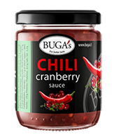 Spicy Pepper and Cranberry Sauce BUGAS, 160 g