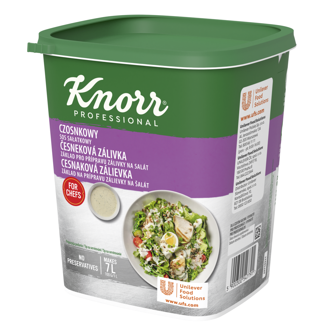Salad dressing KNORR Garlic Dressing, 0,7 kg