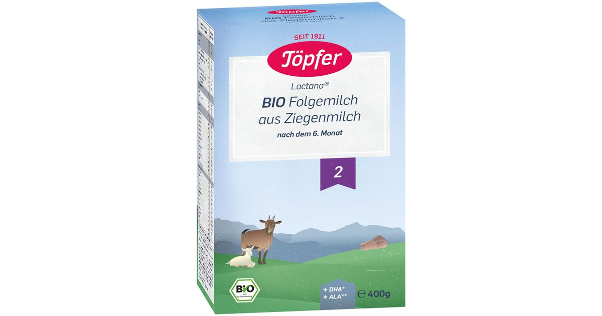 BIO 2 tolesnio maitinimo ožkos pieno mišinys kūdikiams, vyresniems kaip 6 mėn., ekologiškas