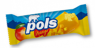 Pols grietininiai mangų ledai su mangų glaistu, 120 ml