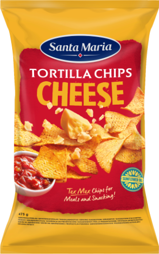 Tortilla Chips SANTA MARIA, Cheese, 475 g