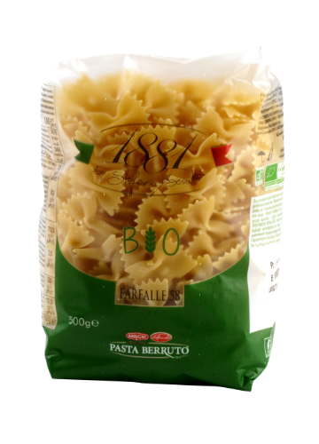 Ekologiški makaronai 1881, Farfalle Nr.58, 500 g, LT-EKO-001