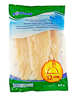 Šaldytų, glazūruotų ilgųjų jūrinių lydekų filė be odos NOWACO, 800 g