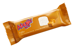 Vanilinis sūrelis MAGIJA su karameliniu glaistu, 24 % rieb., 45 g