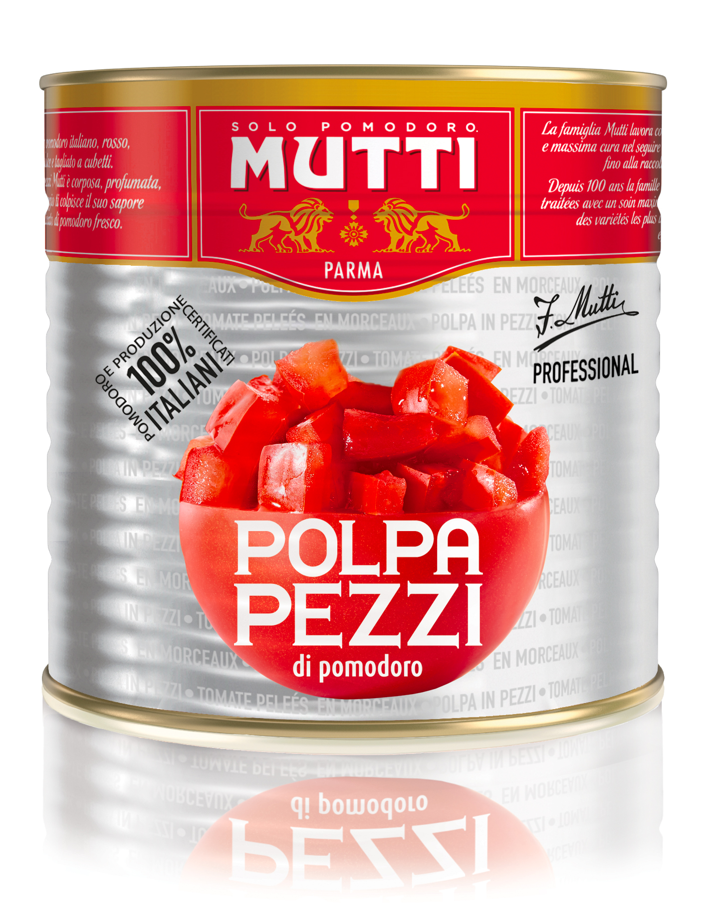Chopped tomatoes MUTTI, 2,5 kg
