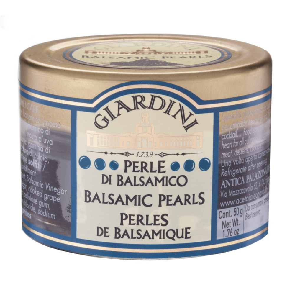 Modern balsamic vinegar pearls
