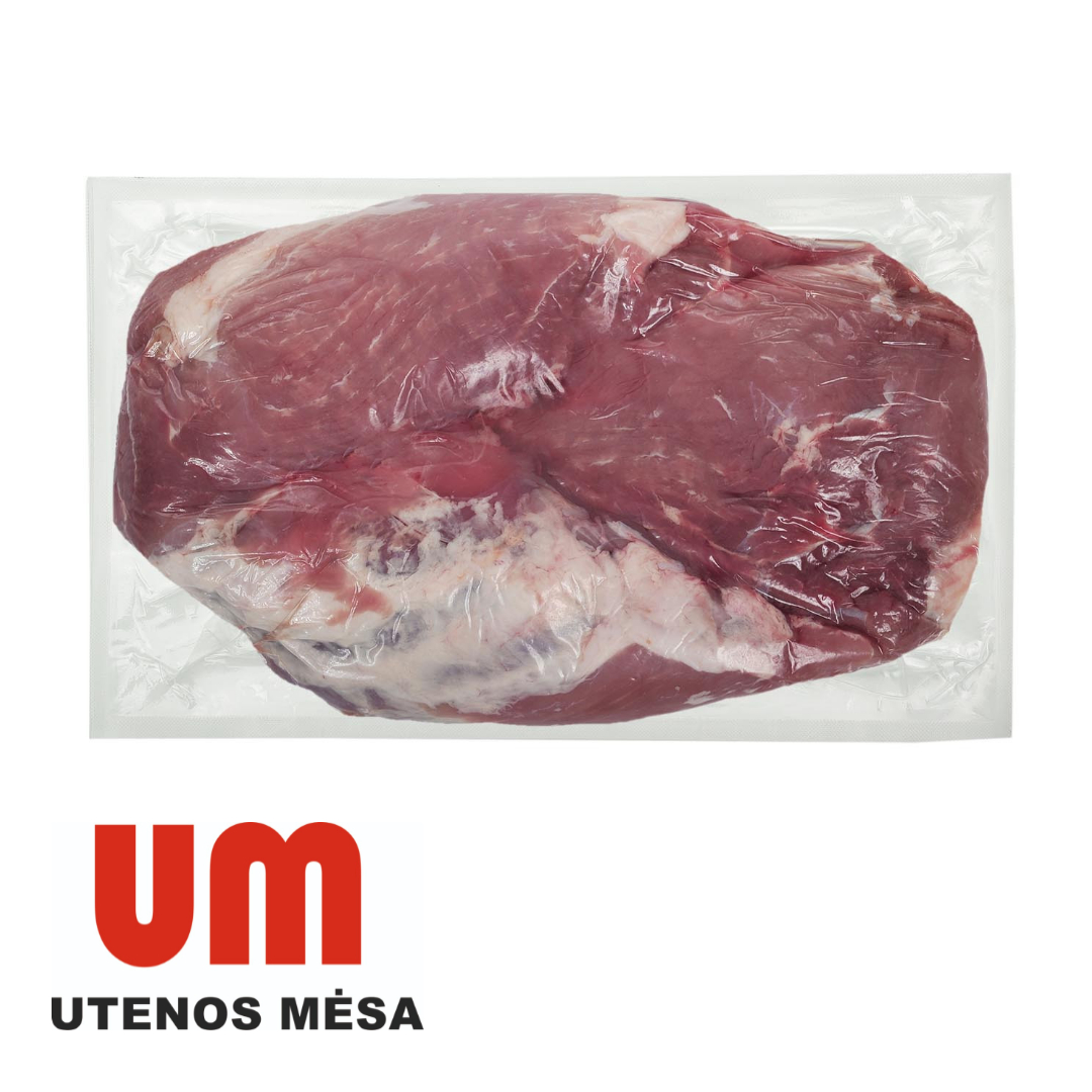 Chilled pork ham UTENOS MESA, without bone or skin, ~3 kg