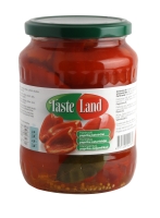 Pickled peppers quarters TASTE LAND,  650 g / 290 g