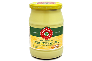 Lithuanian Mayonnaise without preservatives, 61%, 630 g