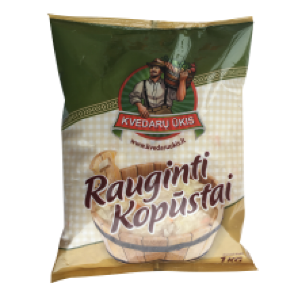 Packed sauerkrauts, in vacuum, 1 kg