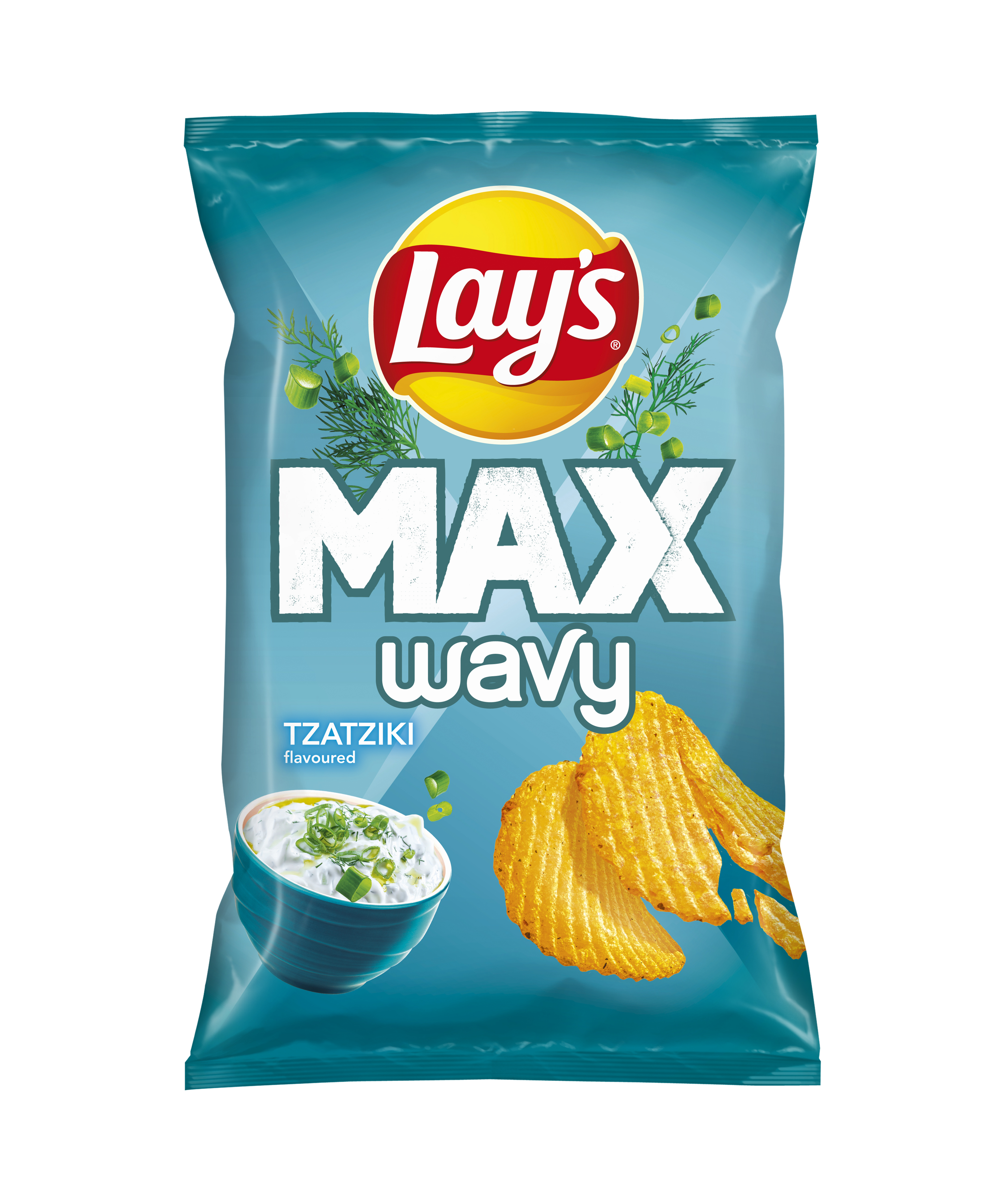 Potato chips LAY'S, Wavy, tzatziki flavor, 120 g