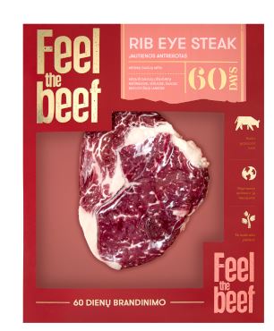 Dry matured, 60 days, beef entrecote ~ 320g