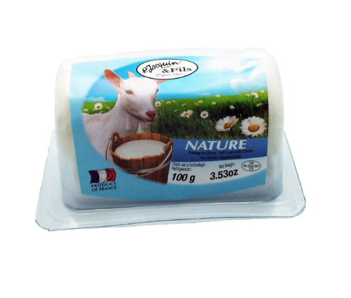 Fresh goat cheese BUCHETTE, natural, 100 g (M)