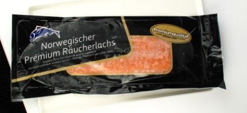 Frozen smoked salmon fillet pre sliced cold smoked, ~1 kg
