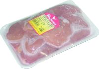 Broiler chicken fillet, frozen, on tray, kg