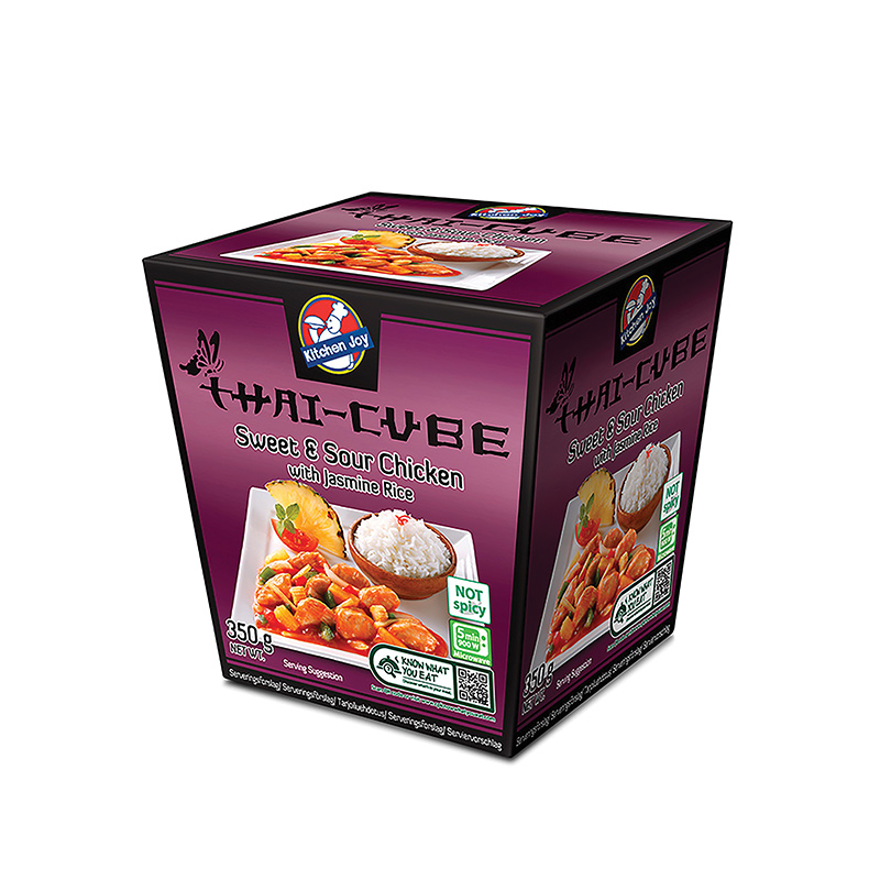 Rice with sweet and sour chicken, 350g