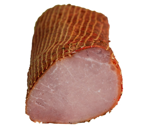 Hot smoked pork loin Kleboniska, salted, ~400g
