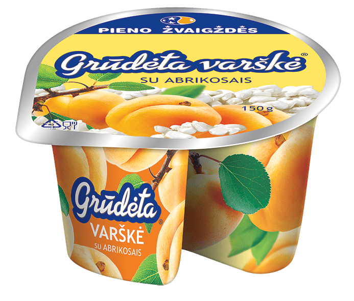 Dessert GRŪDĖTA, with apricot, 150 g
