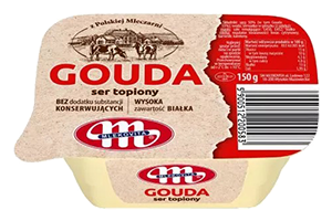 Lydytas tepamas sūris GOUDA,  150g
