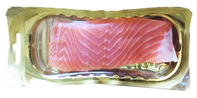 Sūdytų lašišų filė gabaliukai vakuume, 170 g