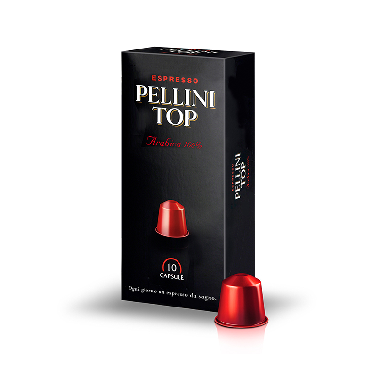 Coffee capsules PELLINI TOP, 10x5g